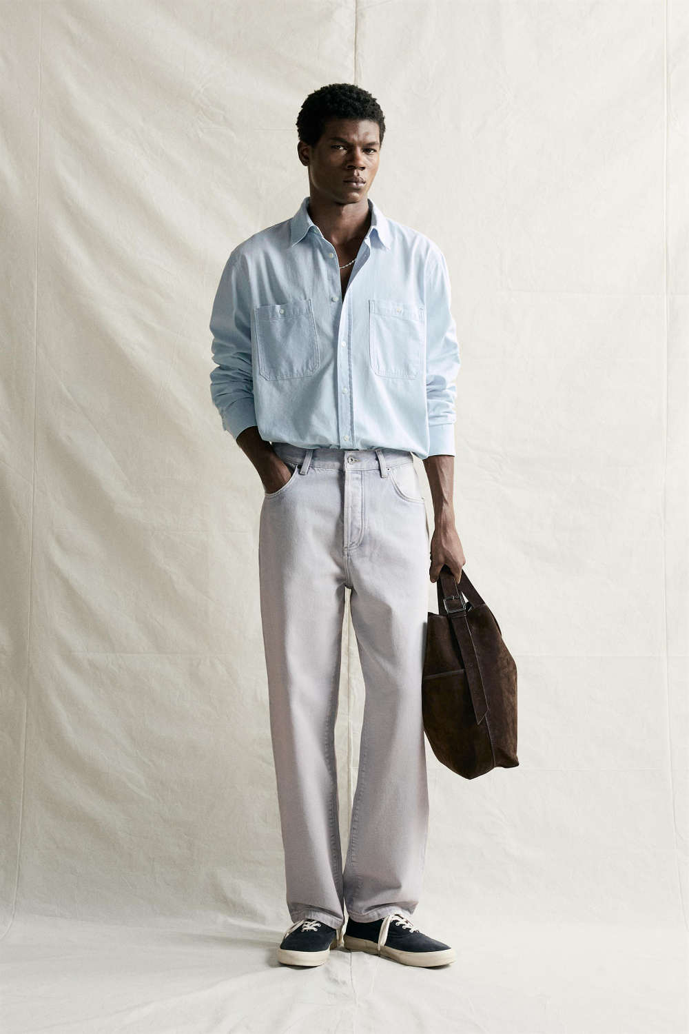 УКОРОЧЕННЫЕ ДЖИНСЫ BAGGY FIT — ZARA · 5585/356
