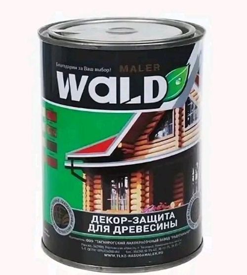 Пропитка по дереву защит.-декор. WALD палисандр  1л   РАДУГА