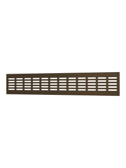 Решетка вентиляц. 480 x 80 мм Era 4808DP Al Dark bronze