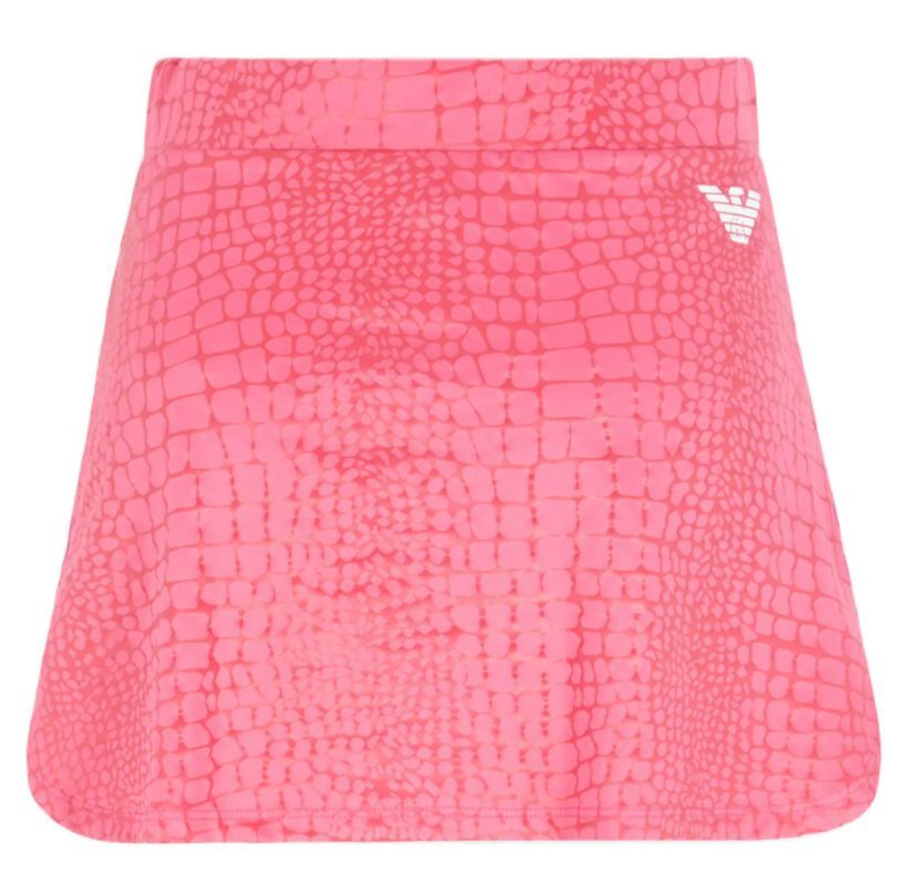 Теннисная юбка EA7 Woman Jersey Skirt - fancy pink yarrow
