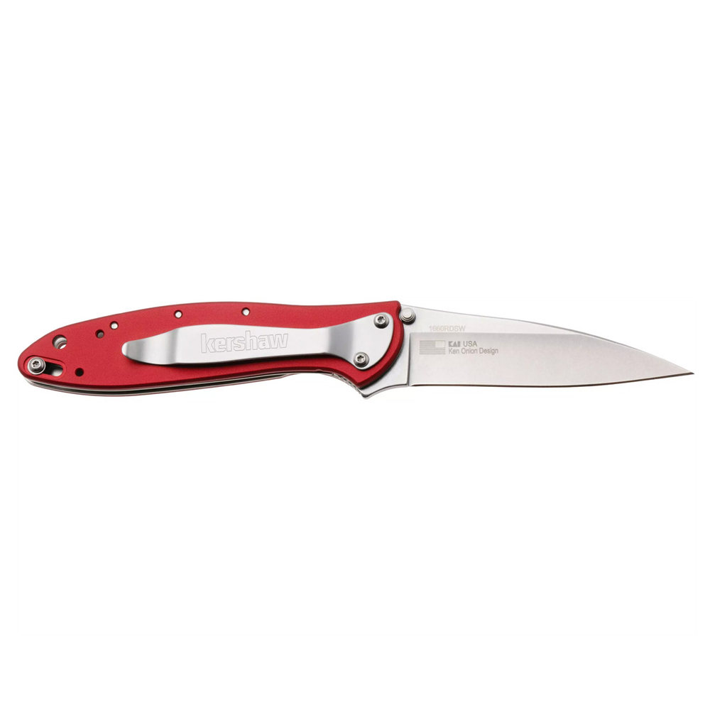 Полуавтоматический нож Kershaw Leek, сталь 14C28N, 1660RDSW