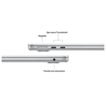 Apple MacBook Air 13 (M4, 10C CPU/10C GPU, 2025), 24 ГБ, 512 ГБ SSD, Silver (серебристый)