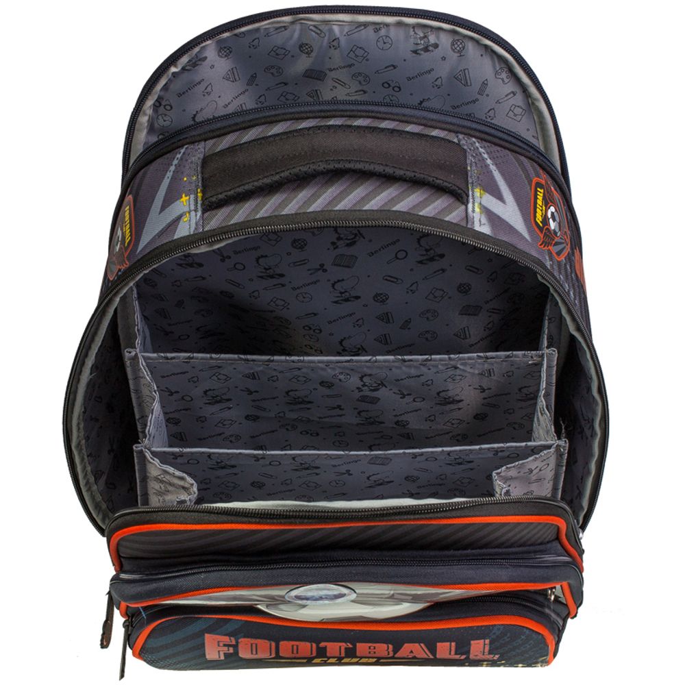 Ранец Berlingo Modern Football club 37х28х21см, 2 отд., с анатомической спинкой