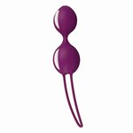 Вагинальные шарики Fun factory SMARTBALLS DUO, пурпурно-белые