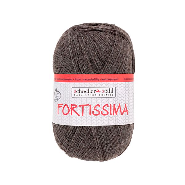 Пряжа Austermann (Аустерманн) Fortissima 100 / уп.5 мот. по 100 г, 420м, мокко