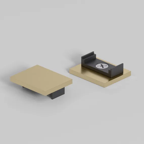 Заглушка Line Magnetic Заглушки для накладного шинопровода латунь (2шт) 85230/00 система Лайн Elektrostandard