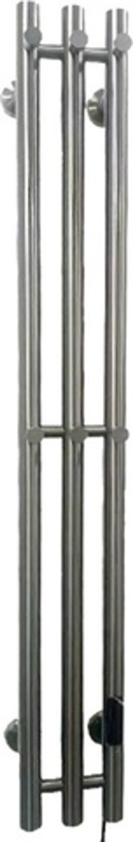 Полотенцесушитель электрический Rein Trio Classic-Nickel 1200*150 мм
