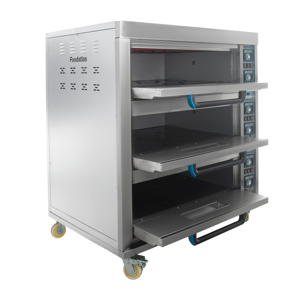 Печь хлебопекарная электрическая ярусная HEO-750/3 Foodatlas