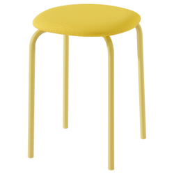 IKEA GULTARP  (ИКЕА ГУЛТАРП)  -  Табурет - светло-жёлтый/Реммарн жёлтый