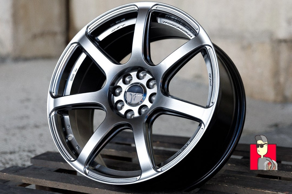 Комплект дисков Work T7R 17x7.5 et35 4x100/4x108