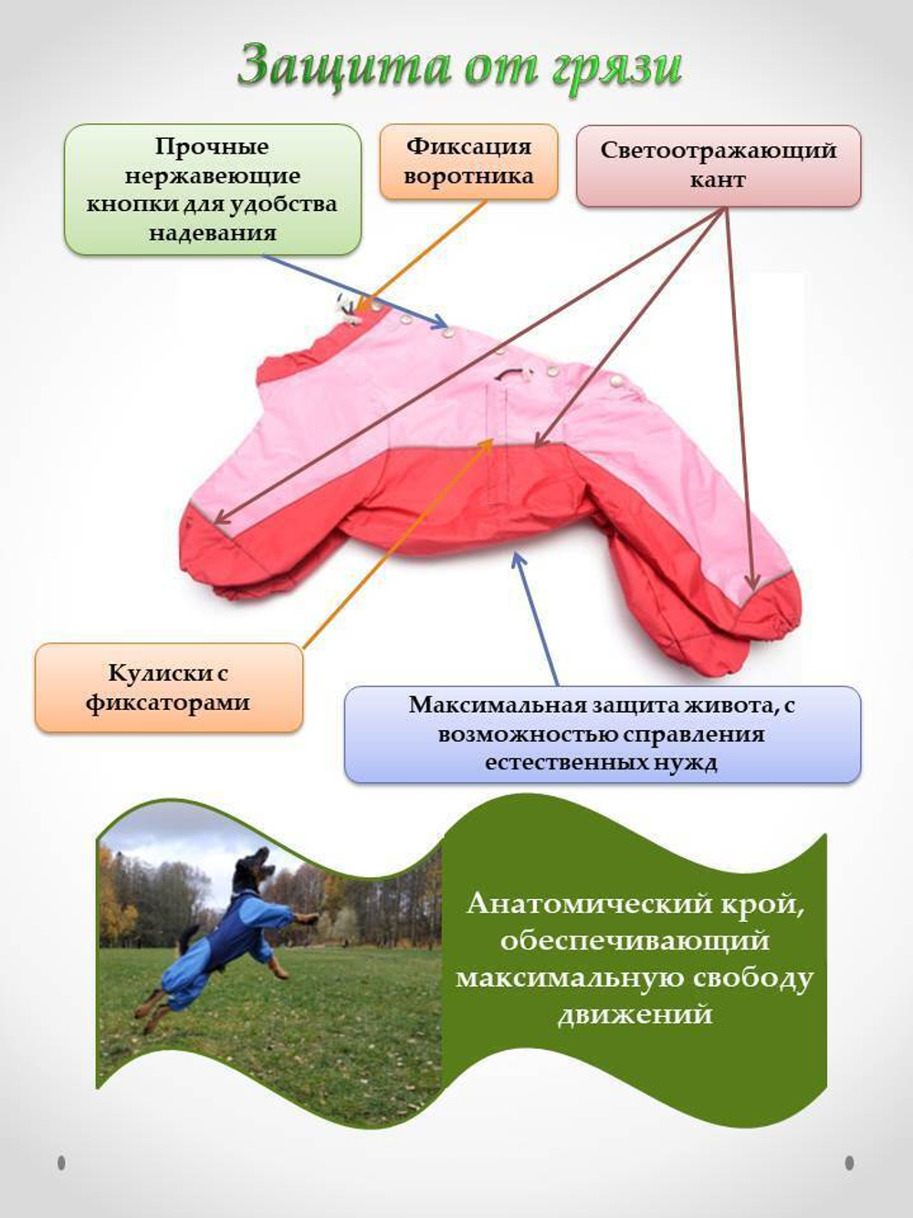 Комбинезон СПОРТ демисезонный 21Т размер (обхват груди 36 - 44)