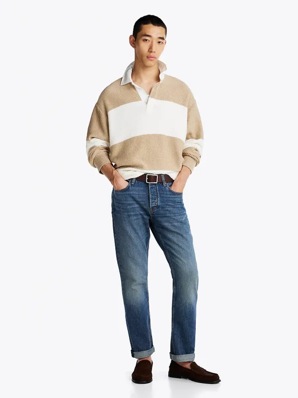 Свитер мужской TOMMY HILFIGER KNITTED STRIPED RUGB