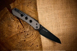 Нож Civivi Vision FG C22036-3 сталь Nitro-V Black рукоять Dark Green Canvas Micarta