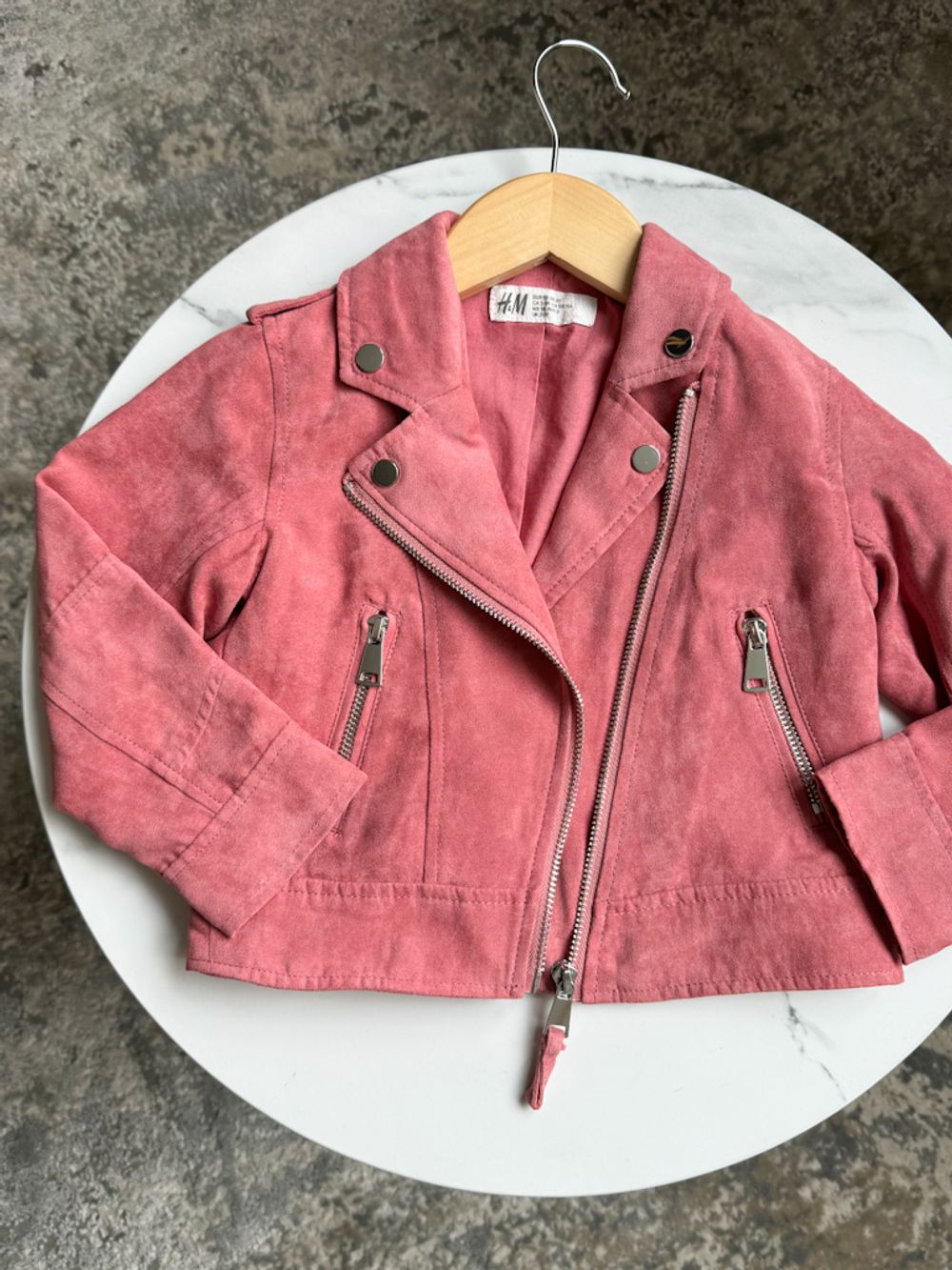 Замшевая куртка косуха H&M, 98