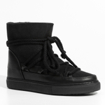 Высокие комбинированные кеды INUIKII Sneaker Classic Black на меху