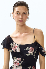 Асимметричное платье с открытым плечом - H&M
