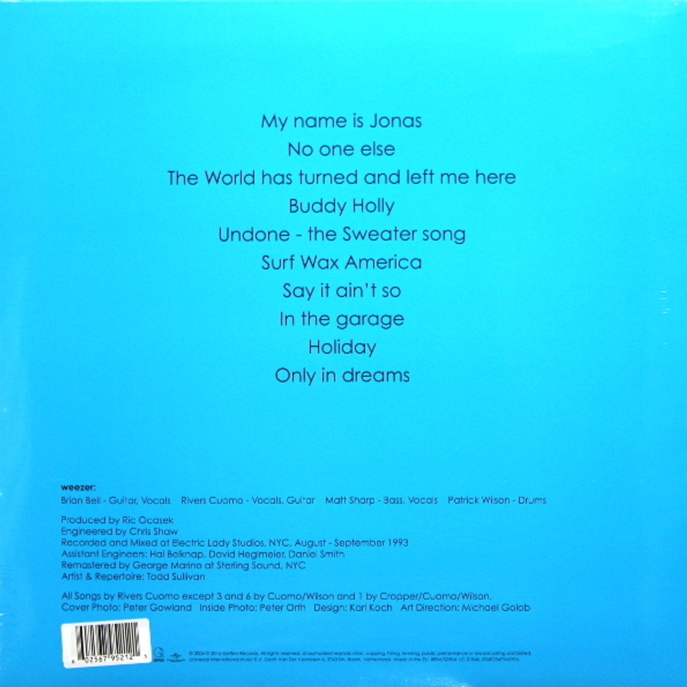 Weezer / Weezer (Coloured Vinyl)(LP)