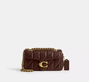 COACH СУМКА ЧЕРЕЗ ПЛЕЧО TABBY 20 С МЯГКОЙ ПОДКЛАДКОЙ, КОРИЧНЕВЫЙ