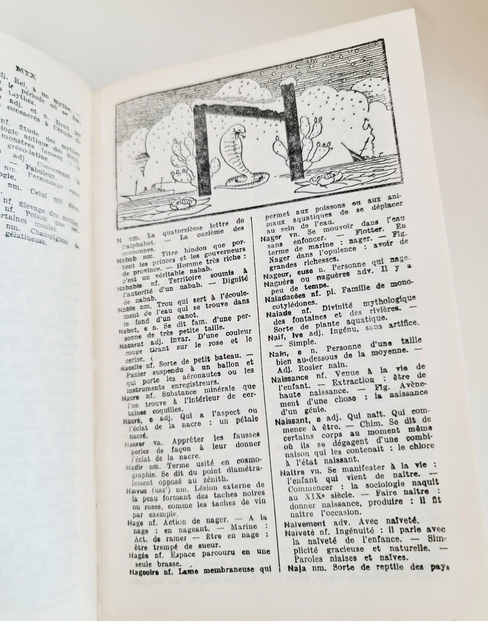 Dictionnaire francais illustre: Lettres ornees de Claudel: Parties grammaticale, historique, geographique (Иллюстрированный французский словарь: витиеватые письма Клоделя: грамматическая, историческая, географическая части), A.Rozoy, Mayer Roger