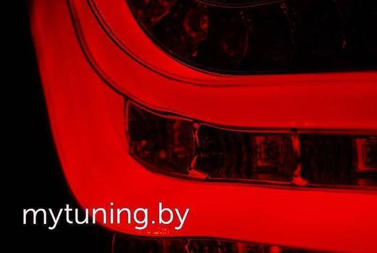 Задние фонари red smoke led для Opel Astra H 3D GTC