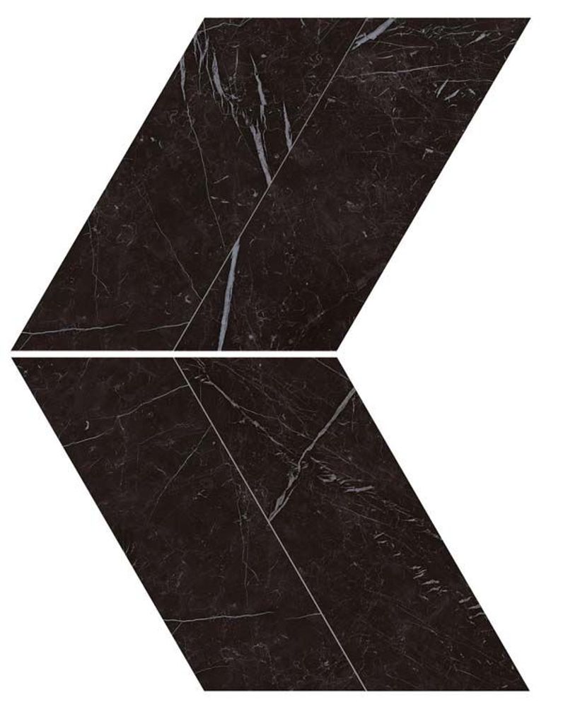 Мозаика Керамогранит Marvel Stone Nero Marquina Chevron LAPPato Мозаика Керамогранит Marvel Stone Nero Marquina Chevron LAPPato