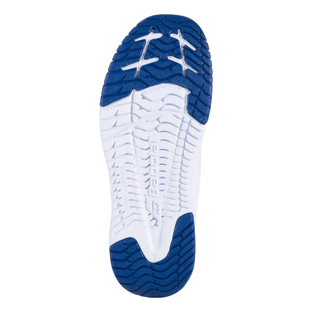Детские теннисные кроссовки Babolat Pulsion All Court Shoe Kids - White, Blue