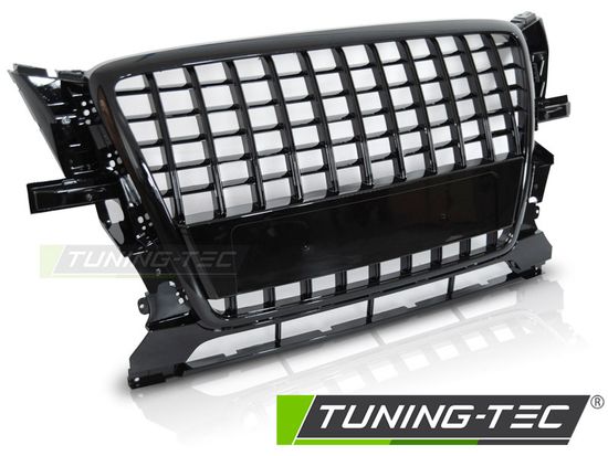 Решетка радиатора GLOSSY BLACK для AUDI Q5 08-09.12