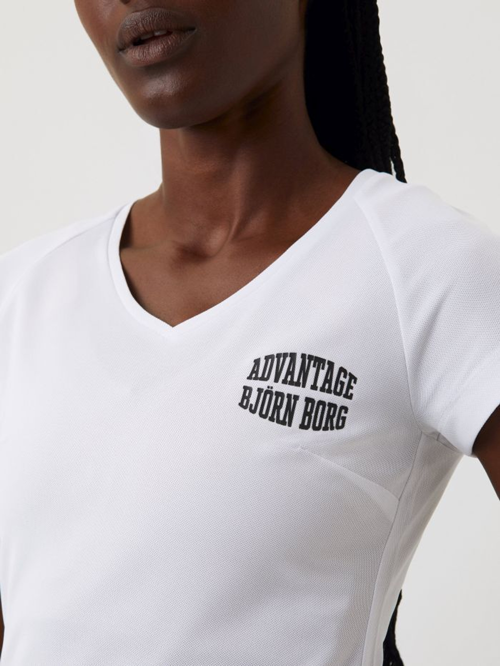 Женская теннисная футболка Björn Borg Ace T-shirt - белый