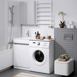 AQ FOR0105KL Forma Тумба под умывальник напольная, 535х492х870 мм, с корзиной слева, белый