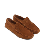 Кожаные мокасины th classic suede driver Tommy Hilfiger - коричневый(FM0FM05000)