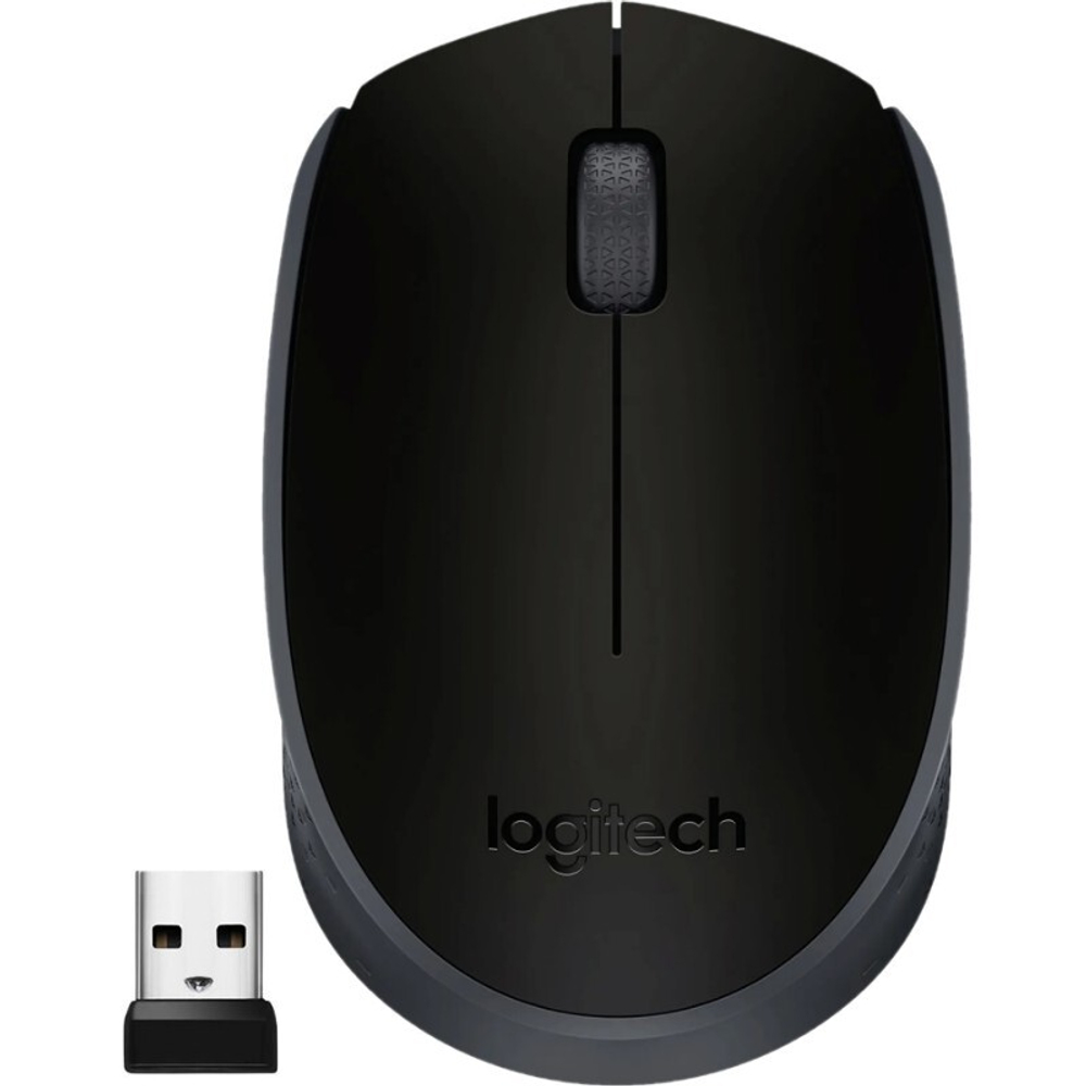 Мышь Logitech M171, Black/Grey (беспроводная 2.4 GHz)