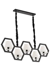 Люстра подвесная Sfera Sveta 8240/5 BK, 5×40 Вт, чёрная