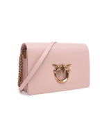 кожаная сумка через плечо love click classic vitello set Pinko - пудро-розовый(100063 A0F1)