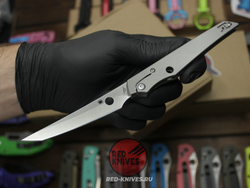 Нож Spyderco COBOL Titanium - рукоять титан, клинок сатин