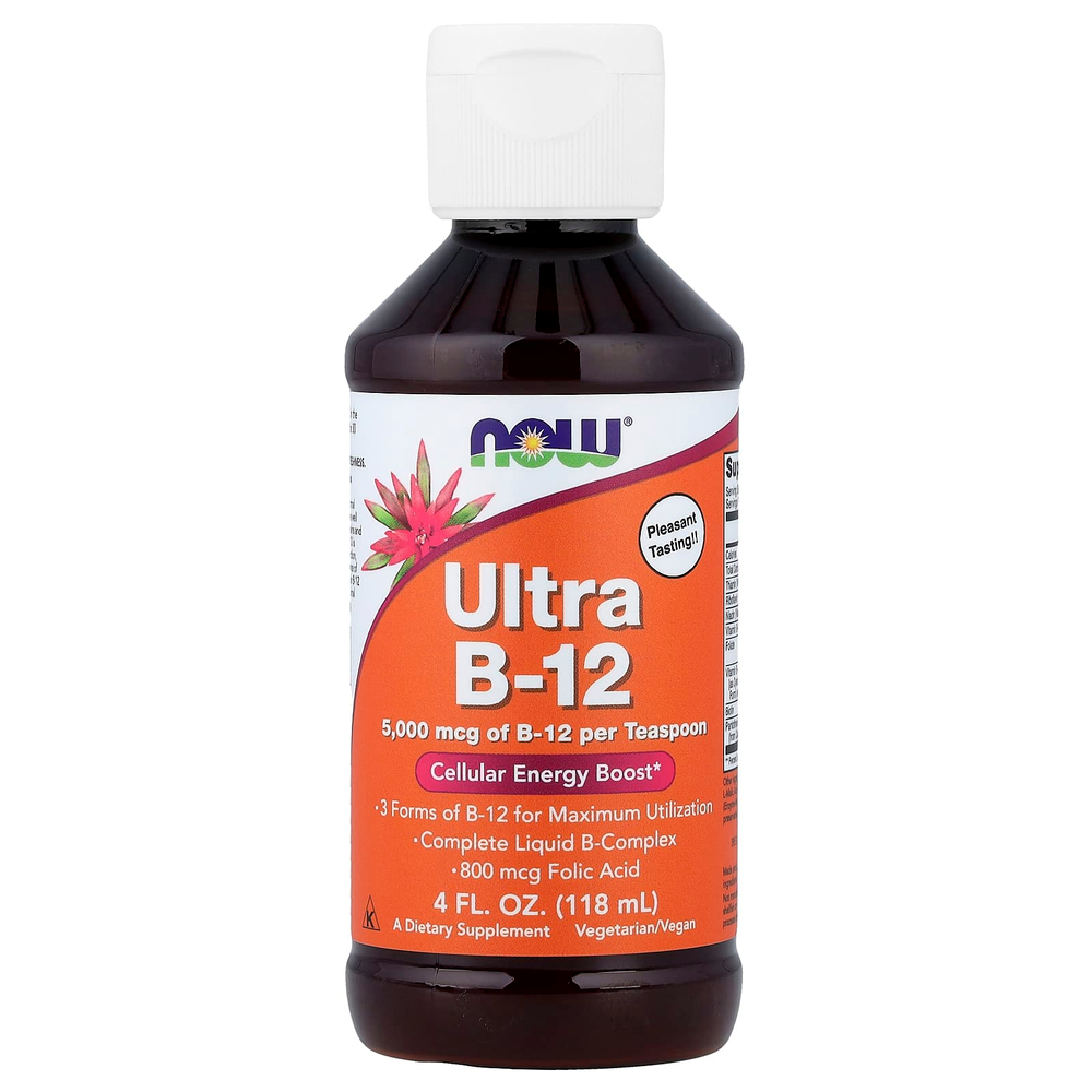 NOW Foods, Ultra B12, 118 мл (4 жидк. унции)