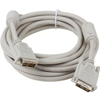 Кабель Brand, DVI/DVI, 5 м, медный проводник, экранированный, серый