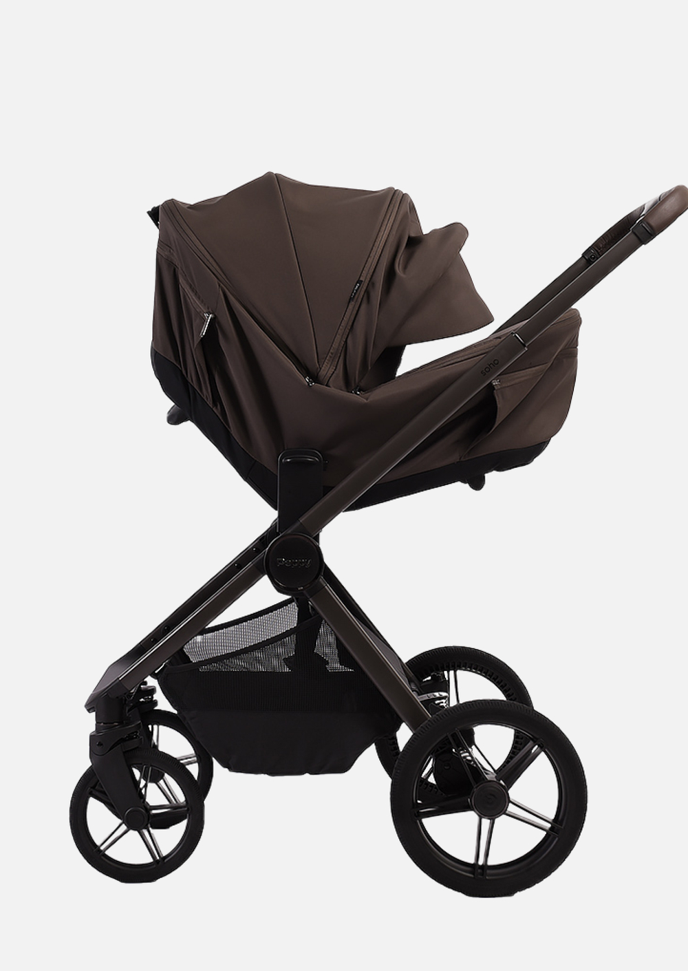 Peppy Коляска детская Soho 2 в 1 Brown коричневый