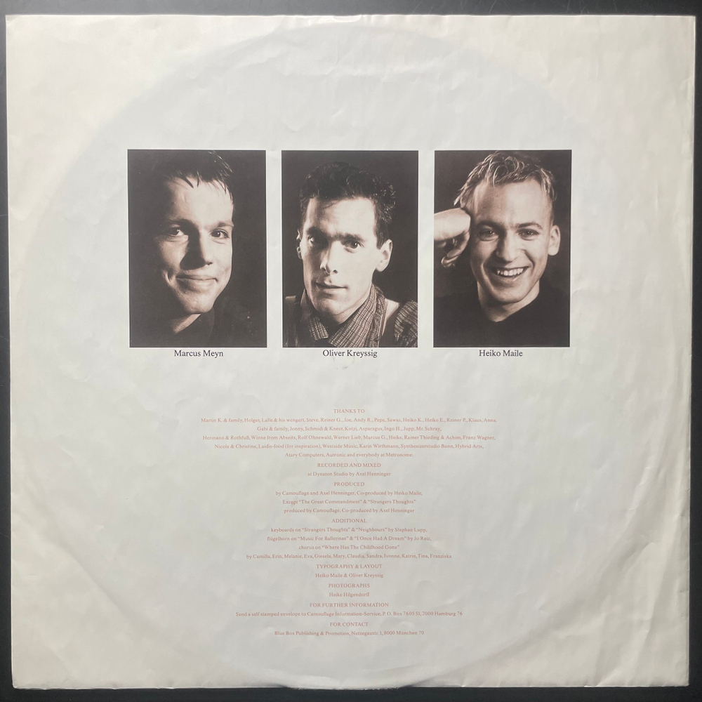 Camouflage ‎– Voices & Images (Германия 1988г.)