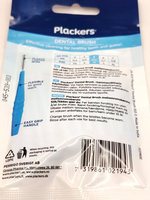 Межзубные ершики Plackers Dental Brush M 0,6 мм 24 шт. голубые