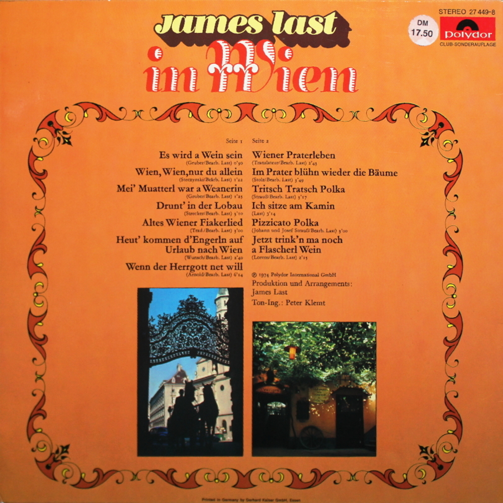 James Last / In Wien (LP)