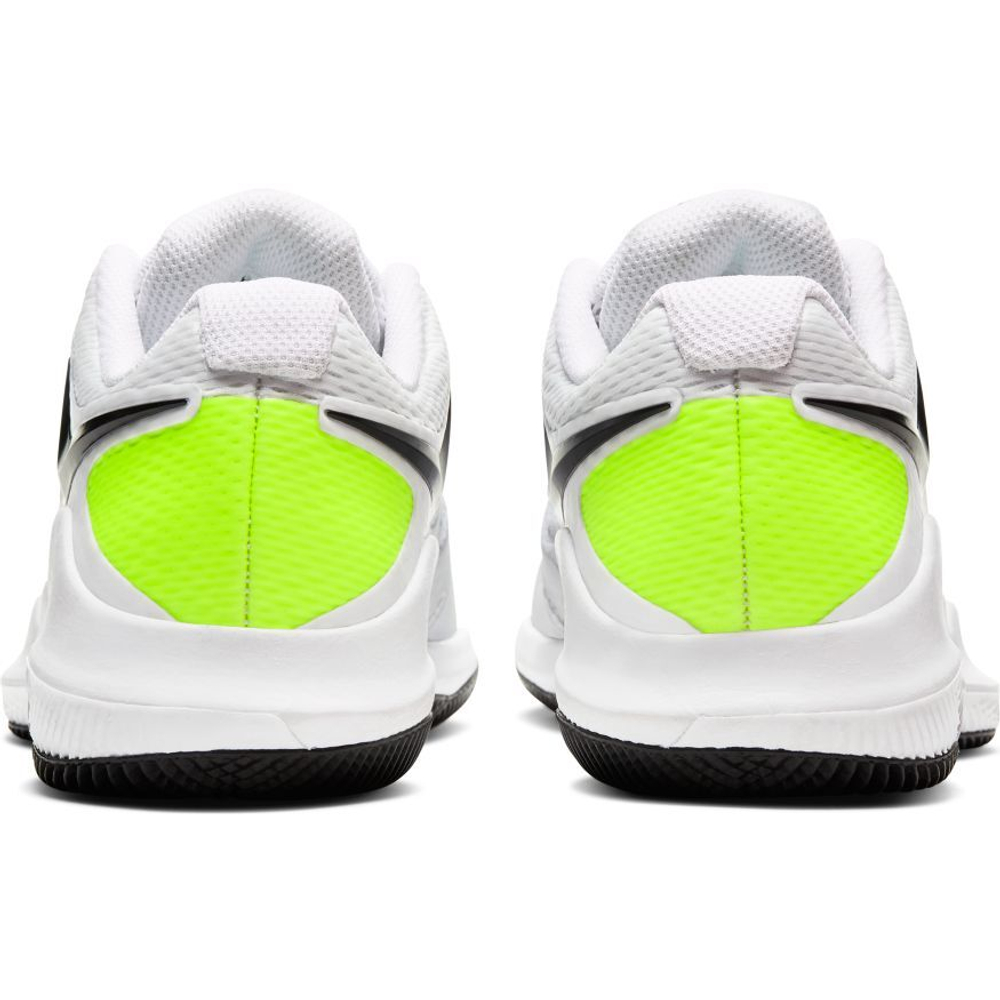 Детские теннисные кроссовки Nike JR Vapor X - white/black/volt