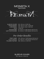 Альбом MONSTA X - REASON 12th Mini Album RANDOM Version