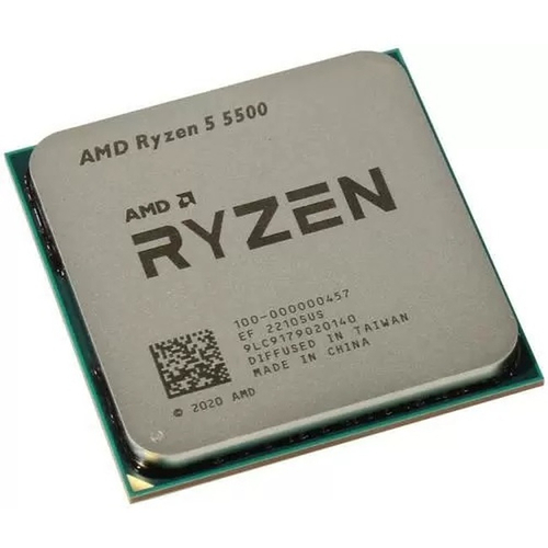 Процессор AMD Ryzen 5 5500 Cezanne, AM4, 6C/12T, 3.6-4.2GHz, L3 16MB, 65W, OEM (100-000000457)