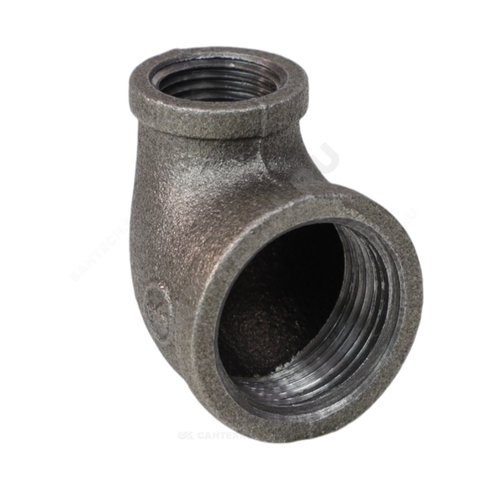 Угольник переходной чугун Ду 25х15 (1"х1/2") ВР/ВР Fittex PLUS
