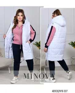 Костюм 8-337-фреза-белый Minova