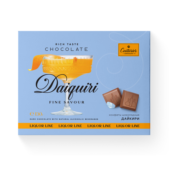 Набор конфет "LIQUOR LINE" Шоколадные конфеты со вк. "DAIQUIRI" 130 гр*10 шт