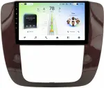 Магнитола для Chevrolet Tahoe 900 2006-2014 (рамка дерево) - Teyes CC4L-DTS монитор 9" IPS, Android 14, Быстрая, Snapdragon 662, CarPlay, 4G SIM-слот