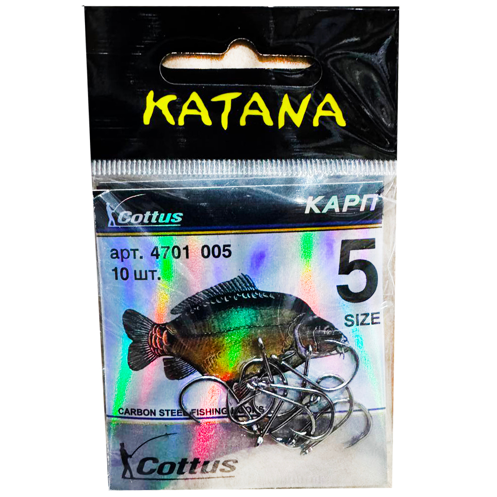 Крючки КАТАНА SIZE 5, (уп/10шт)