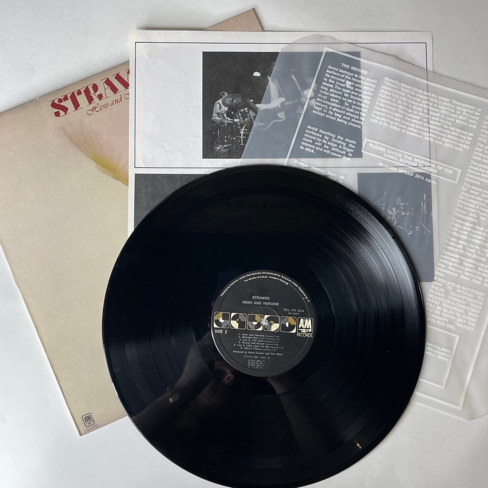 Винтажная виниловая пластинка LP Strawbs Hero (Южная Корея 1985)