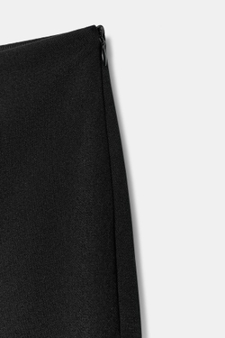 ZARA БРЮКИ ПРЯМОГО КРОЯ ИЗ ШЕРСТИ — ZW COLLECTION, ЧЕРНЫЙ